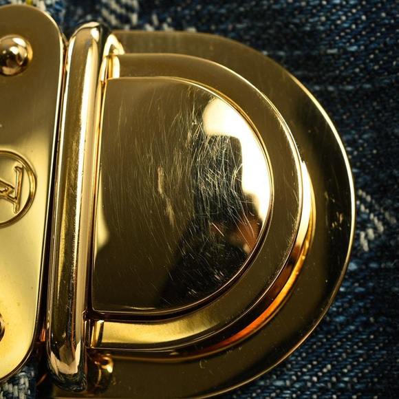 Louis Vuitton Baggy PM Monogram Denim Shoulder Bag - Picture 9 of 11